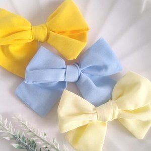 School Girl Bows, Set of 3 Hair Bows for girls NEW